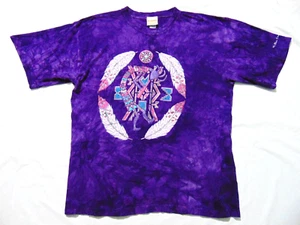 Vintage USA Made Ragtops Tag Native American Art Graphic Acid Wash Shirt, L - Picture 1 of 8
