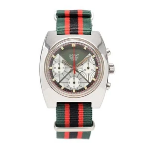 1970s Vintage LeGant Valjoux Manual Wind Chronograph Watch 3 Different Straps!! - Picture 1 of 5