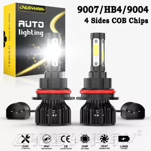 LED Headlights High Low Bulbs Conversion Kit for 1993-1998 Jeep Grand Cherokee - Picture 1 of 11