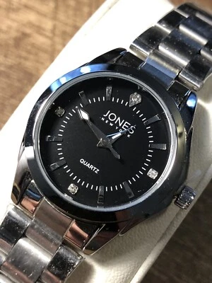 Jones New York Reloj Mujer Todo Inoxidable Damas Reloj Pulsera Batería Nueva Foto 1 de 4