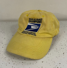 Tour De France USPS 6X Tour Champions 1999-2004 Yellow Strapback Hat