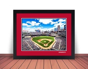 Framed MINNESOTA TWINS Target Field Photo Picture Stadium - 8x10 or 11x14 (SCR) - Picture 1 of 15