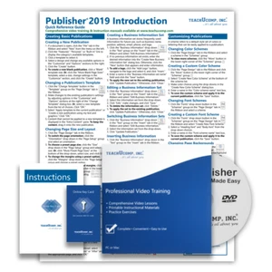 MICROSOFT PUBLISHER 2019 DELUXE Training Tutorial Course & Quick Reference Guide - Picture 1 of 4