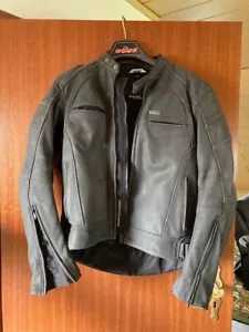FLM-Leder-Motorradjacke Klassik Herrengröße 56, neu, ungetragen - Bild 1 von 6