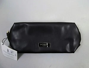 Yves Saint Laurent YSL Beaute Cosmetic Makeup Bag Black Vintage NWT - Picture 1 of 6