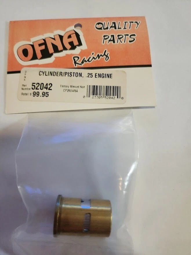 OFNA 52042 ABC Piston and Sleeve for .25 Force engines Vintage New RC Parts - Image 1 of 1