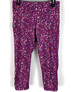 Lululemon Real Quick Crop Capri Regal Plum Paradise Camo Mosaic size 4 - Picture 1 of 5