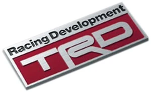 TRD TOYOTA Aluminum Emblem MS010-00014 Free Shipping with Tracking# New Japan - Picture 1 of 3