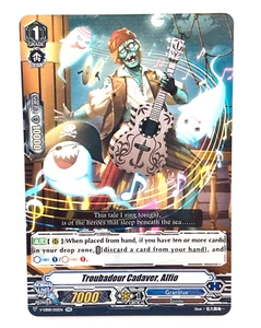 AVANGUARDIA CARDFIGHT! V-EBO8 / 015EN TROBADOUR CADAVER ALFIO HOLO CARD - Foto 1 di 2