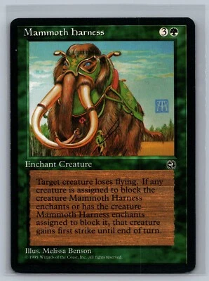 Magic The Gathering Homelands Mammoth Harness MTG TCG CCG - Image 1 of 2