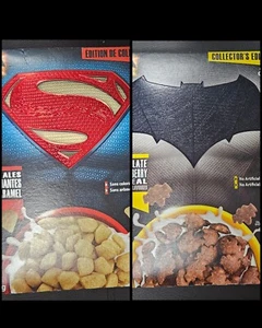 2x Batman vs Superman 2015 General Mills Cereals 11.9 oz Full Box Factory Sealed - Bild 1 von 7