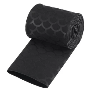 Flat Black Fishing Rod Grip Heat Shrink Sleeve 63mm 3.3ft - Picture 1 of 6