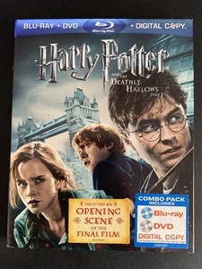 Harry Potter and the Deathly Hallows Part 1 Blu-ray + DVD Combo Slipcover - Picture 1 of 8