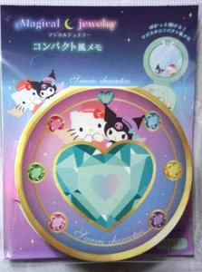 Bloc de notas de diseño compacto joyería mágica Sanrio Hello Kitty Kuromi Japón 2024 - Imagen 1 de 4