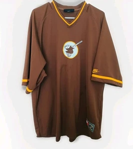 Camiseta deportiva vintage con cuello en V de los Padres de San Diego Nike Cooperstown talla 2XL - Imagen 1 de 7