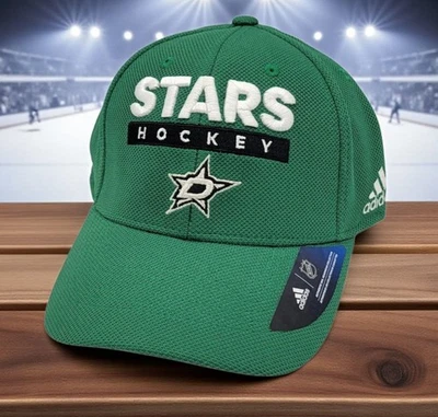 Dallas Stars Adidas Authentic NHL Headwear Collection Flex Size L/XL Hat Cap NEW - Image 1 of 4