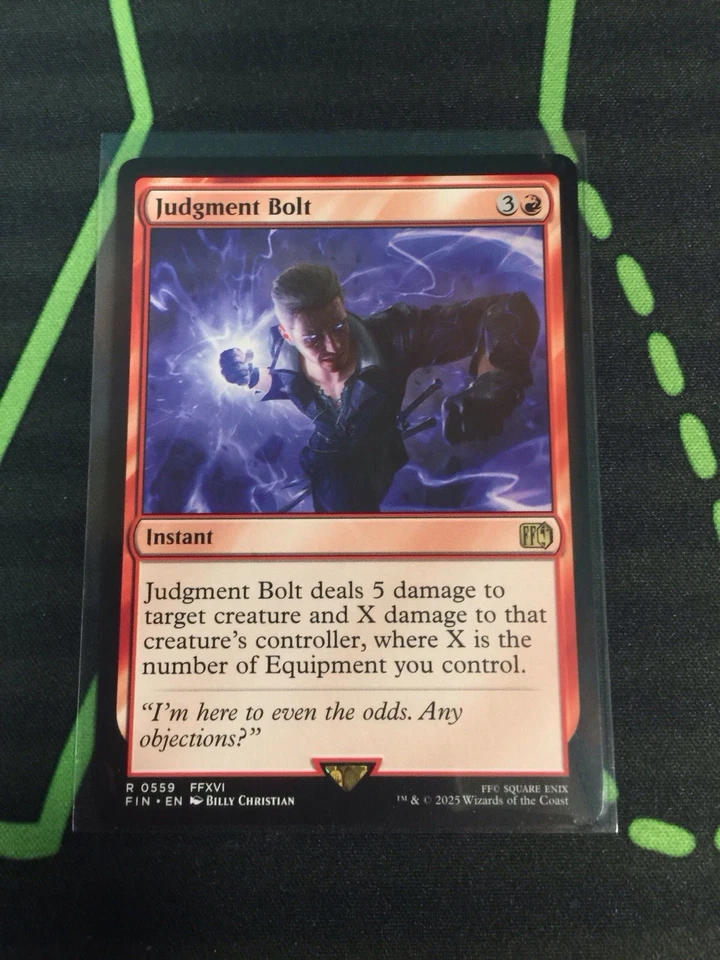 MTG Magic The Gathering Judgement Bolt FIN Rare Red Instant Commander  - Image 1 of 1