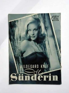 Die Sünderin - Hildegard Knef - Das neue Film-Programm - DNF ungelocht (2/18) - Picture 1 of 1