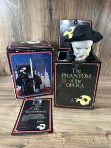 Enesco Phantom of Opera Music Box Open Fixed Jack-in-the-Box Music of the Night - Picture 1 of 9