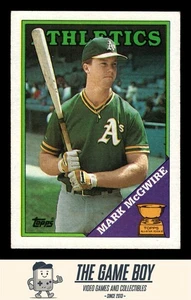 1988 Topps #580 Mark McGwire Oakland Athletics - Picture 1 of 2
