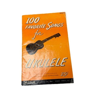 100 Favorite Songs for Ukulele Complete Playing Instructions Sheet Music Book - Image 1 of 4