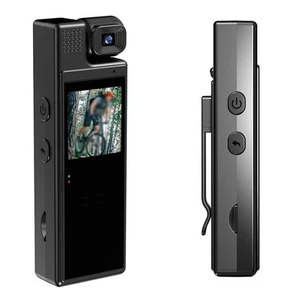 Cam��ra Corps Compact 1080P Rotative pour Vision Nocturne 1 3 Pouces ��cran Util - Photo 1/13