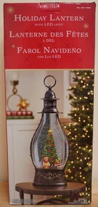 Christmas Tree+Teddy Bear 20" Jumbo Holiday Lantern LED Glitter Snow Light - Bild 1 von 2