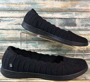 Skechers Halbschuhe Damengröße 8 schwarz Komfortschuhe Freizeit Goga Mat Memory Foam - Bild 1 von 11