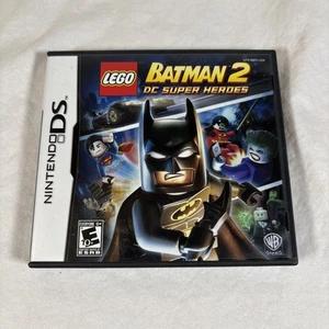 Lego Batman 2 DC Super Heroes (Nintendo 3DS, 2012) Complete & Game Stop Receipt - Picture 1 of 7