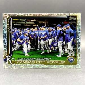 Kansas City Royals Team Card 2025 Topps Series 2 Topps Logo Foil Fanatics #519 - Picture 1 of 1