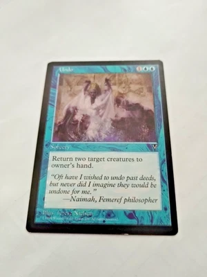 MTG Undo Visions Regular Common - Some Edge Wear - See PIcs - Image 1 of 4