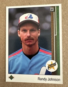 1989 Upper Deck Randy Johnson #25 Rookie RC HOF Expos MLB - Picture 1 of 10