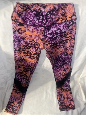 GAIAM Mujer Colorido Morado, Naranja, Negro Yoga Capris / Leggings - Talla Xs Foto 1 de 4