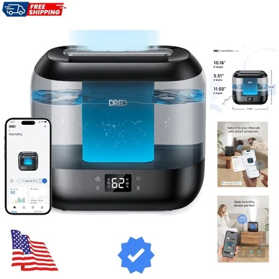 Top Fill 4L Humidifier with Timer & Smart Control - Perfect for Homes & Offices - Image 1 of 4