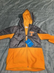 Youth Columbia Gray Tennessee Volunteers Flanker Raglan Full-Zip Hoodie - Picture 1 of 3