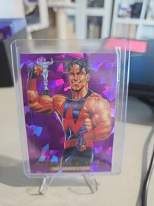 2024 Marvel Masterpieces '92 Platinum #93 Wonder Man Purple Crystals - Bild 1 von 2