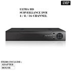CCTV DVR Recorder 4/8/16 Channel 1080N/1080P HDMI AHD Home Secutiy System Kit UK