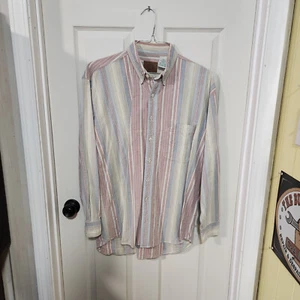 ST. JOHN'S BAY MEN'S FLANNEL SHIRT - LARGE TALL - LT - Bild 1 von 4