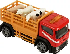 Camion bestiame in metallo disegni assortiti giocattolo pressofuso - Foto 1 di 3