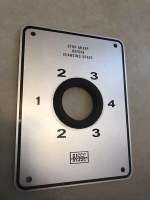 STELLIES RESTAURANT EQUIPMENT, LLC Hobart Mixer Shifter Selector plate with Grommet H600 L800 + screws 00-117873