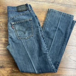 Levis 514 Jeans Boys 14 Reg 27x27 Blue Slim Straight Youth School Wear Western - Picture 1 of 8