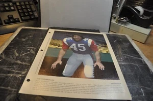 Montreal alouettes 1981 #45 tom cousineau  Dimanche Derniere Heure Newspaper Ins - Bild 1 von 6