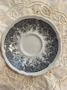 Shenango China Anchor Hocking Single Saucer 5.5” Set Made in USA B X-38 Vintage - Picture 1 of 5