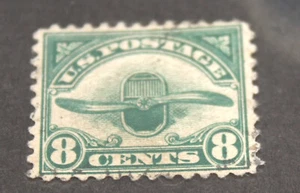 1923 U.S. AIRMAIL - SC# C4 - 8 Cent GREEN - Picture 1 of 2