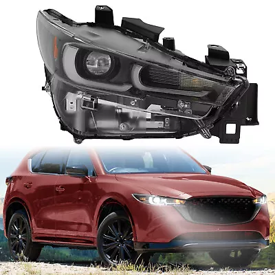 Passenger Side Full LED Headlight Headlamp With AFS For Mazda CX-5 CX5 2022 2023 - Image 1 of 4