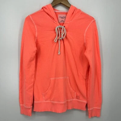 Sudadera con Capucha American Eagle Outfitters Para Mujer Talla M Naranja Neón Pullover Playa Foto 1 de 4