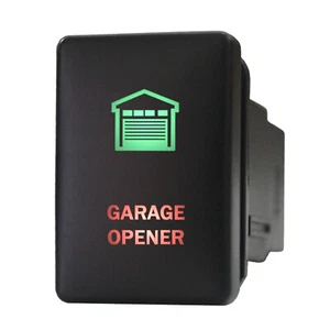 ABRIDOR GARAJE 9B86GRM Interruptor pulsador 12V LED verde rojo momentáneo para Toyota Tacoma - Imagen 1 de 1