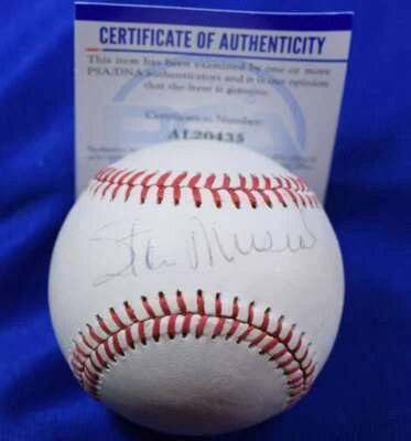 Stan Musial PSA DNA Coa Autograph Feeney National League Signed Baseball - Image 1 of 2