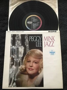 Peggy Lee - Mink Jazz Vinyl LP MONO UK Capitol T 1850 1963 1st Pressing VG+/VG+ - Picture 1 of 8