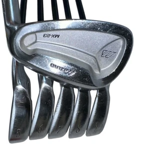 Mizuno MX 23 5-PW Iron Set RH Graphite Shaft Stiff Exsar Blue - Picture 1 of 12